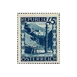 1 عدد تمبر سری پستی مناظر - 5Gَ - اتریش 1945