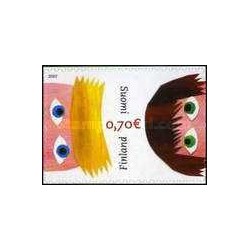 1 عدد  تمبر  چهره ها - خود چسب  - فنلاند 2007