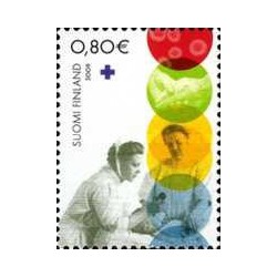 1 عدد  تمبر  کار بیمارستان  - فنلاند 2009