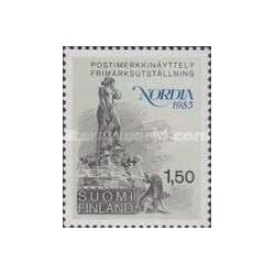 1 عدد  تمبر نمایشگاه تمبر NORDIA 1985 - فنلاند 1985 قیمت 4.2 دلار