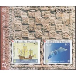 سونیرشیت 50مین سالگرد تمبرهای اروپا - Europa Cept - کرواسی 2005