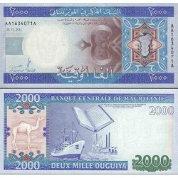 اسکناس 2000 اوقیه - موریتانی 2011