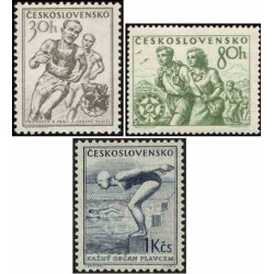 3 عدد تمبر ورزشی - چک اسلواکی 1954 قیمت 16.3 دلار