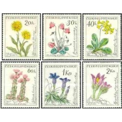 6 عدد تمبر گل‌ها - چک اسلواکی 1960 قیمت 9.5 دلار
