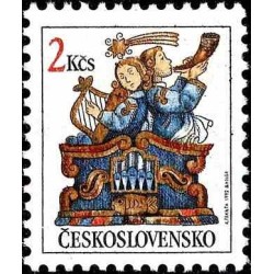 1 عدد تمبر کریسمس - چک اسلواکی 1992