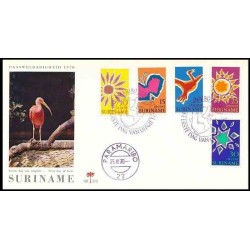 پاکت مهر روز خیریه عید پاک - «طبیعت شگفت‌انگیز» - سورینام 1970 ارزش تمبر فقط 4.2 دلار