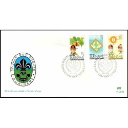 پاکت مهر روز پنجاهمین سالگرد پیشاهنگی در سورینام - سورینام 1974