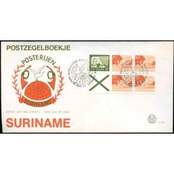 پاکت مهر روز سری پستی پست هوایی - سورینام 1976 قیمت تمبرها 4.2 دلار