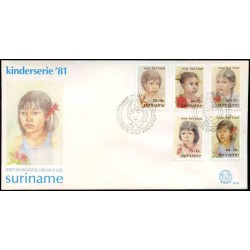 پاکت مهر روز رفاه کودک - سورینام 1981 قیمت تمبرها 5.4 دلار