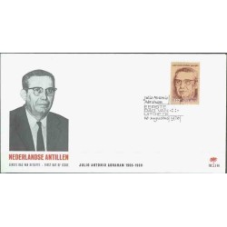 پاکت مهر روز شصت و هفتمین سالگرد تولد خولیو آنتونیو آبراهام - آنتیل هلند 1976