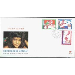 پاکت مهر روز رفاه جوانان - آنتیل هلند 1976