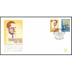 پاکت مهر روز صدمین سالگرد درگذشت رودولف تئودوروس پالم، ۱۸۸۰-۱۹۵۰ - آنتیل هلند 1981