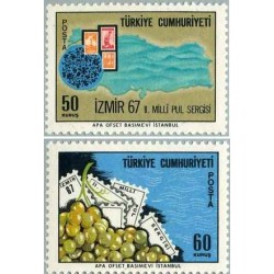 1 عدد تمبر کنگره ضد الکل - ترکیه 1956