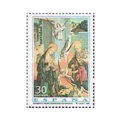 1 عدد  تمبر کریستمس - اسپانیا 1996